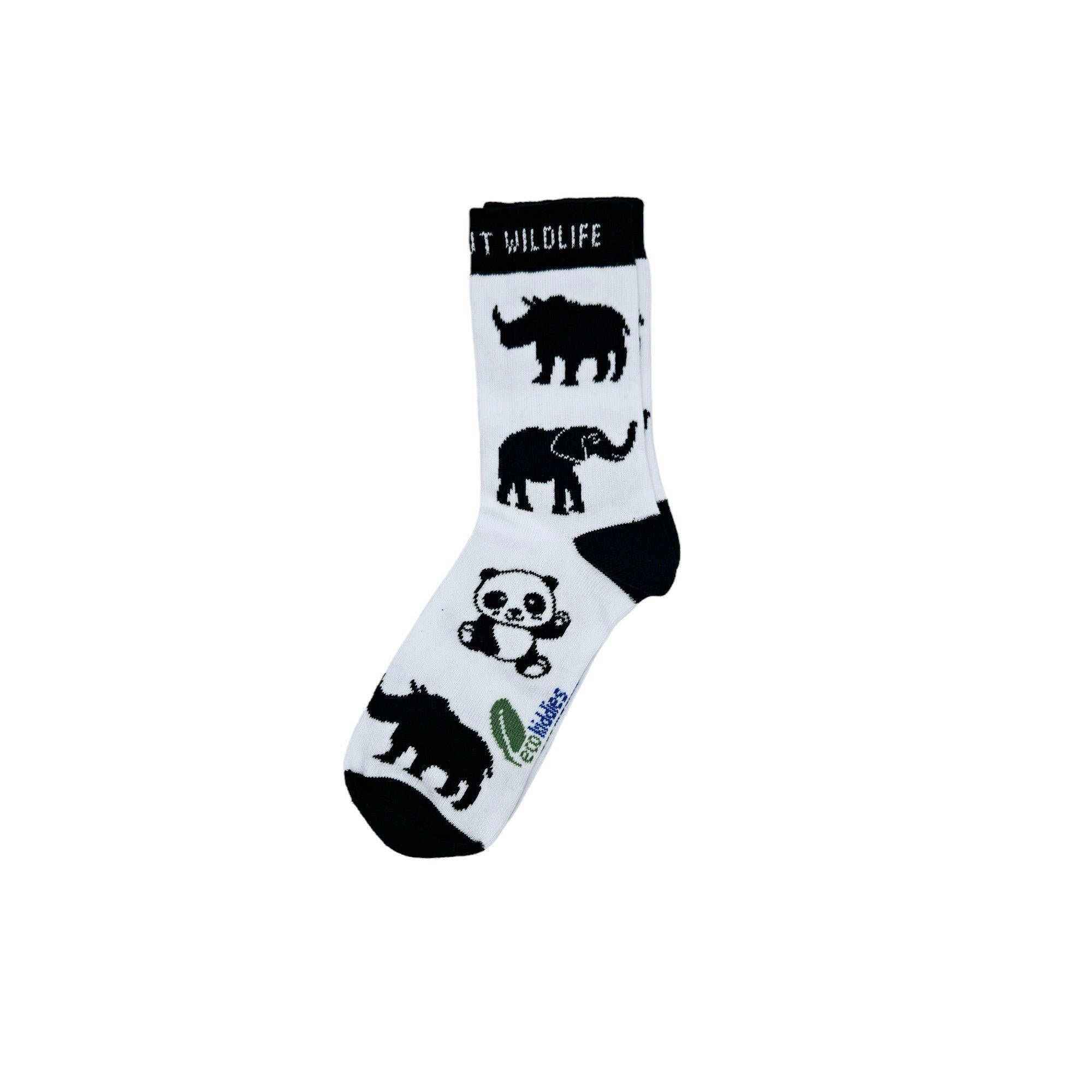 WILD ABOUT WILDLIFE ORGANIC COTTON KIDS SOCKS-2