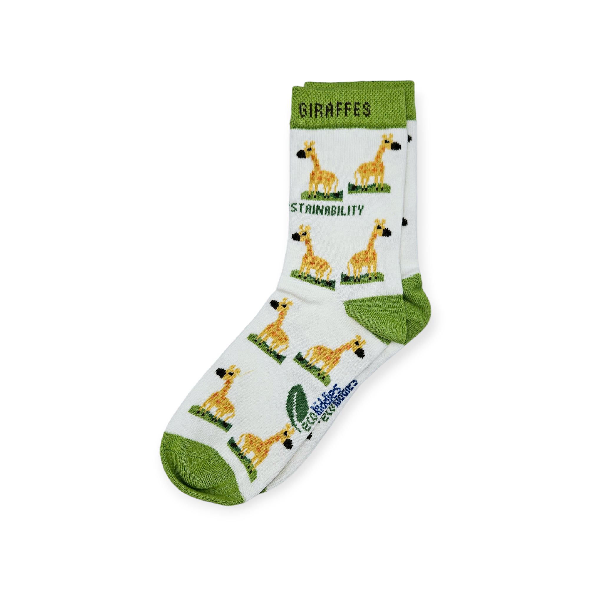GRINNING GIRAFFE ORGANIC COTTON KIDS SOCKS-2