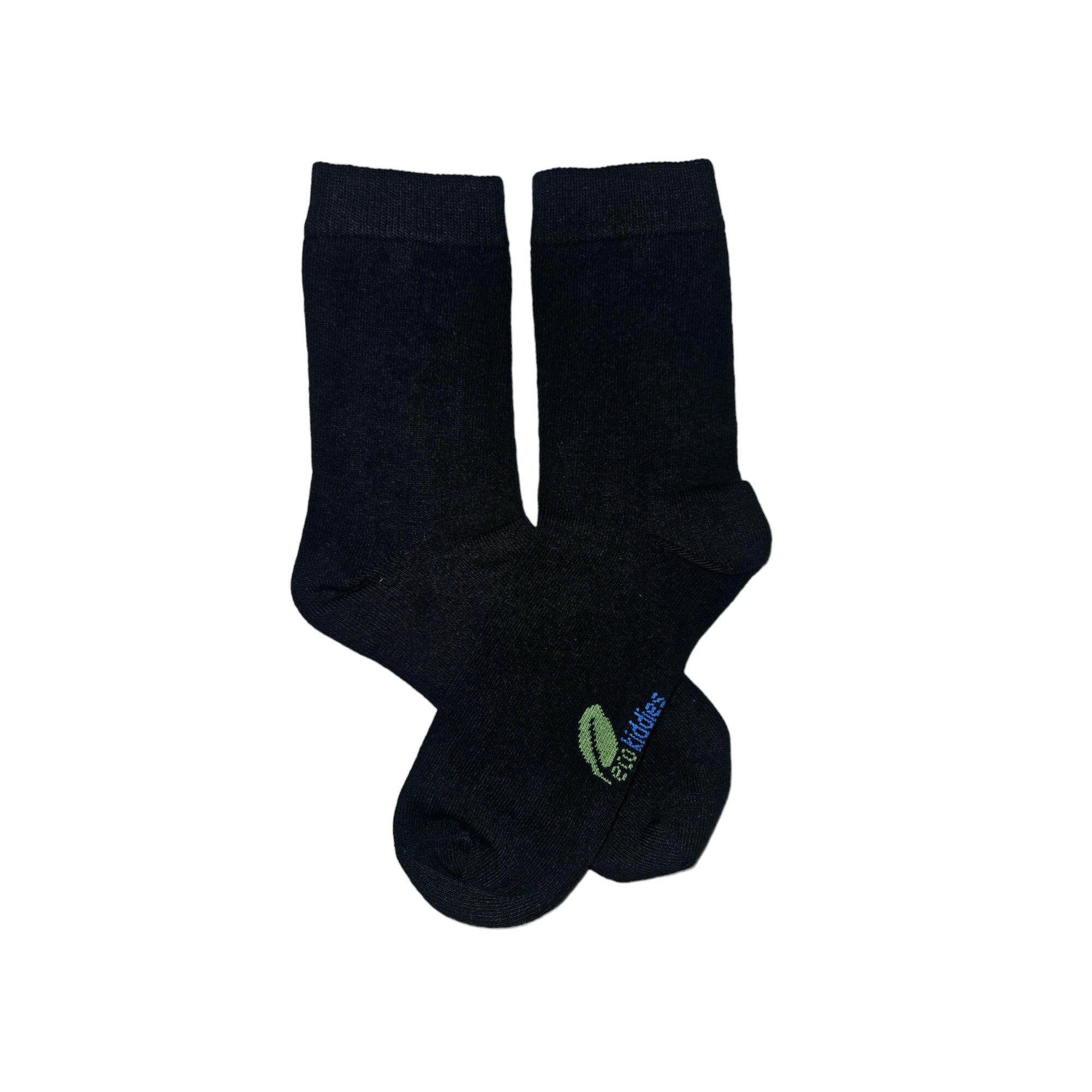 BLACK SCHOOL SOCKS - KIDS (PLAIN SOCKS)-3