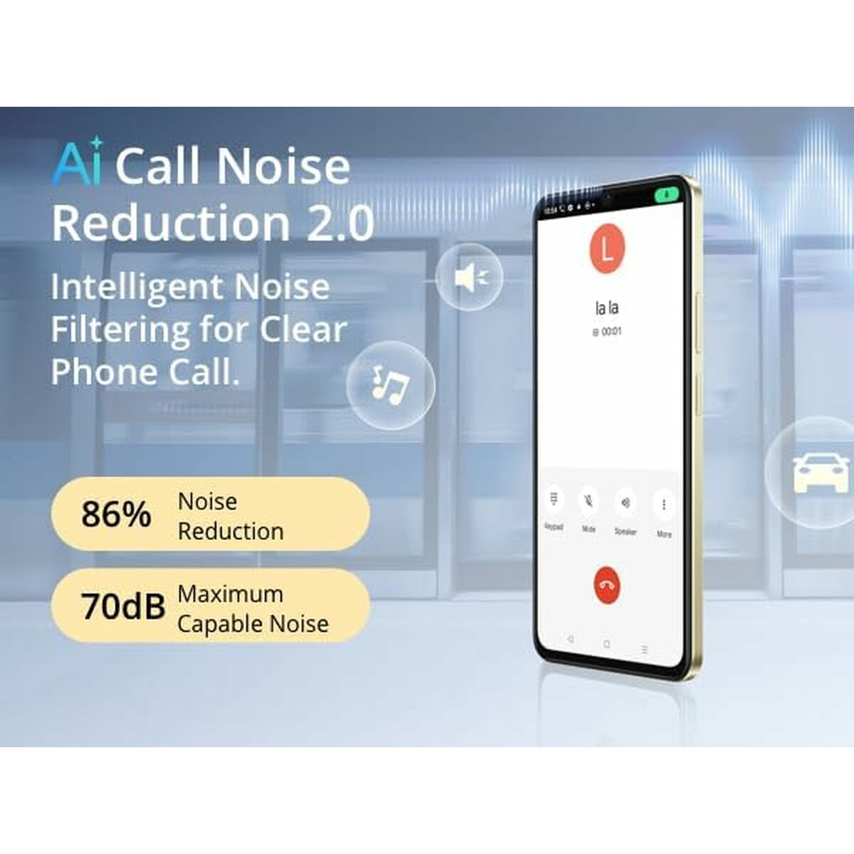 Smartphone Realme Note 70T 6,74" Octa Core 4 GB RAM 64 GB Gold-1