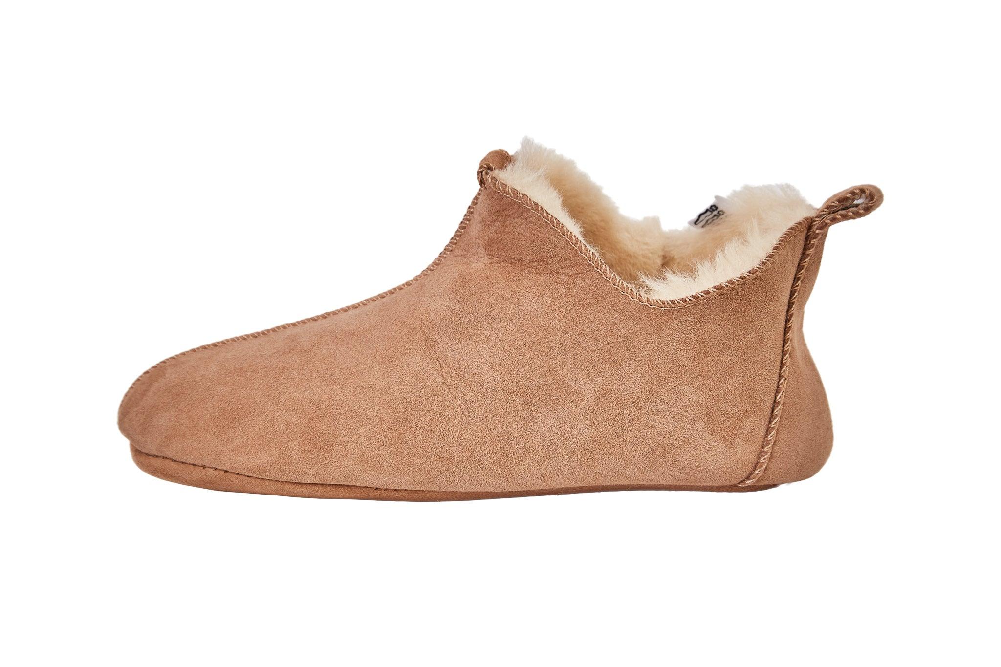 Adult Natural Sheepskin Boots - Beige-1