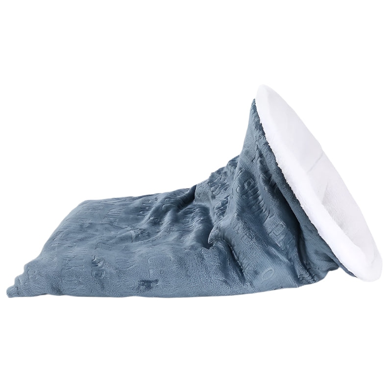 Soft Plush Cat Sleeping Bag Wrap Sack-0